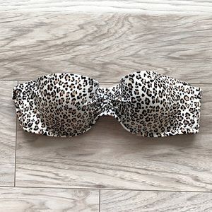 Victoria’s Secret Leopard Bikini Top Size Medium